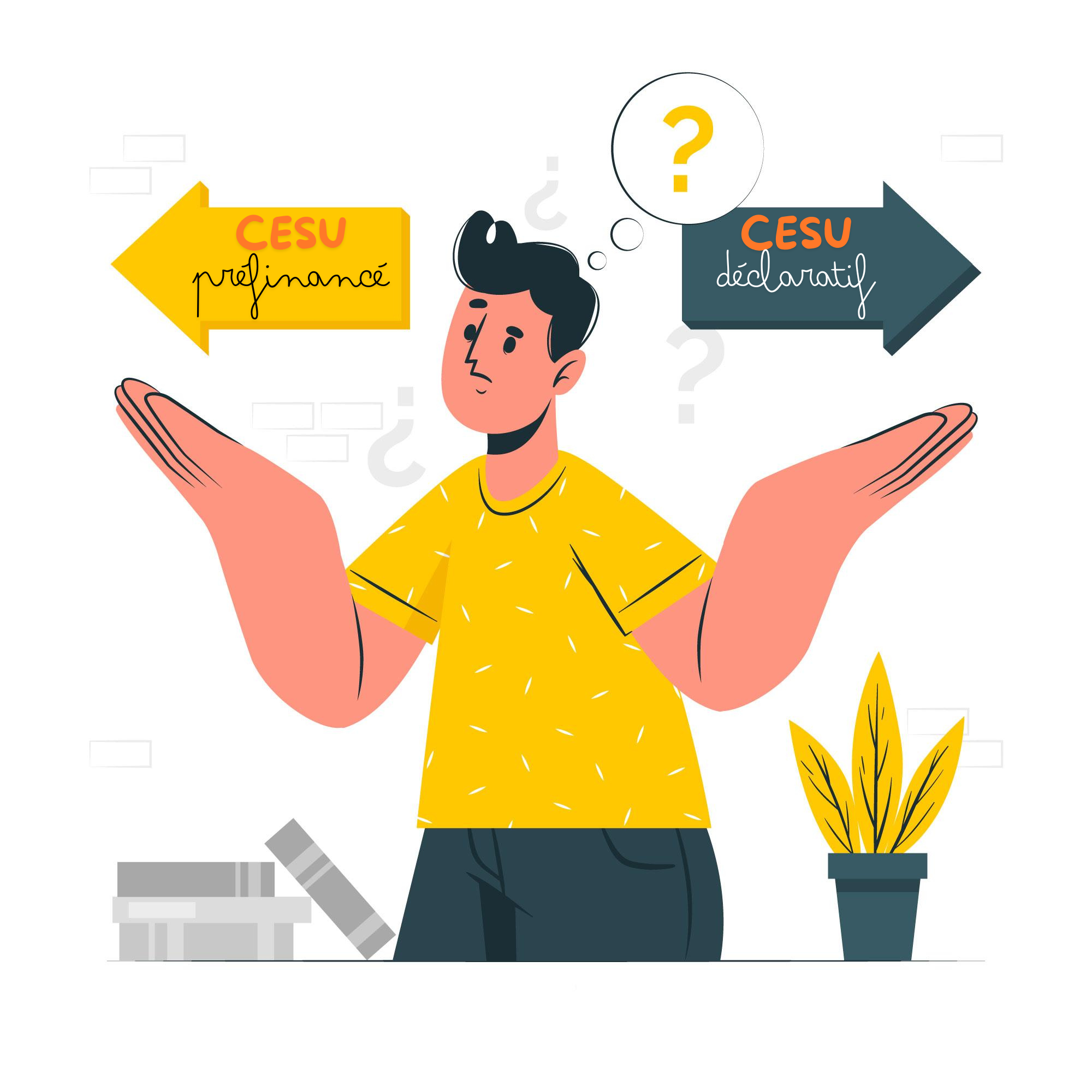 Comparaison entre CESU préfinancé et CESU déclaratif : Quelles sont les différences ?
